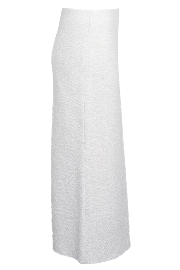 THE ROW Midi Skirt Silk Cashmere Beige