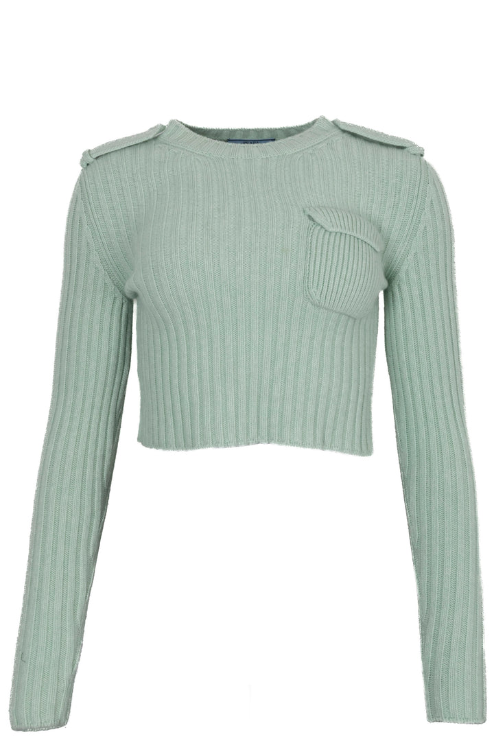 PRADA 2023 Utility Knit Wool Mint
