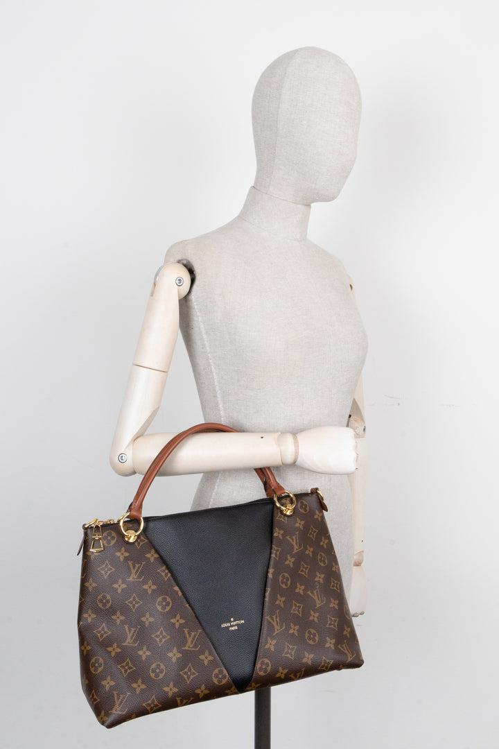 LOUIS VUITTON V Tote Bag MNG Canvas