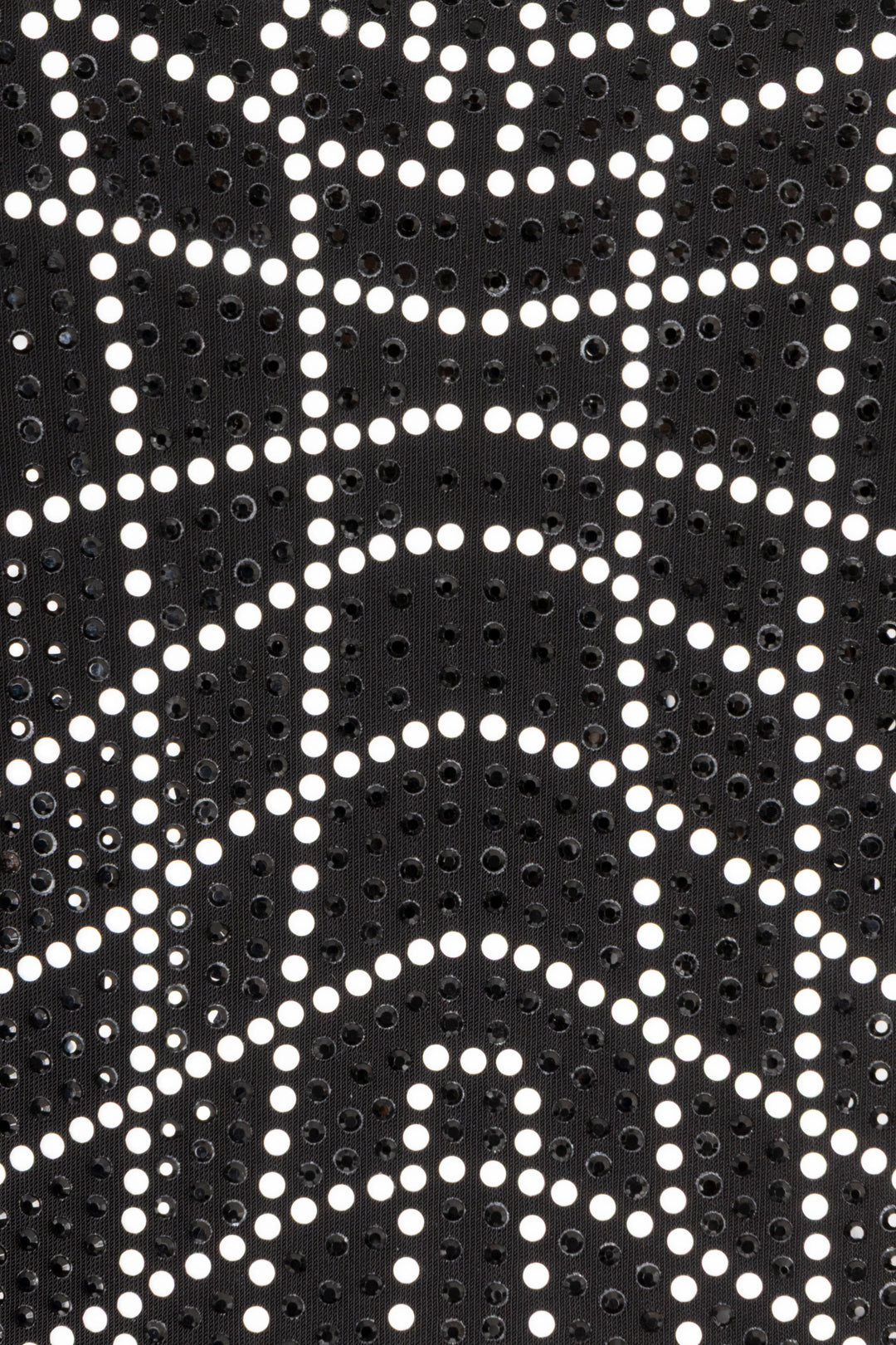 BALMAIN Dress Crystals Black White