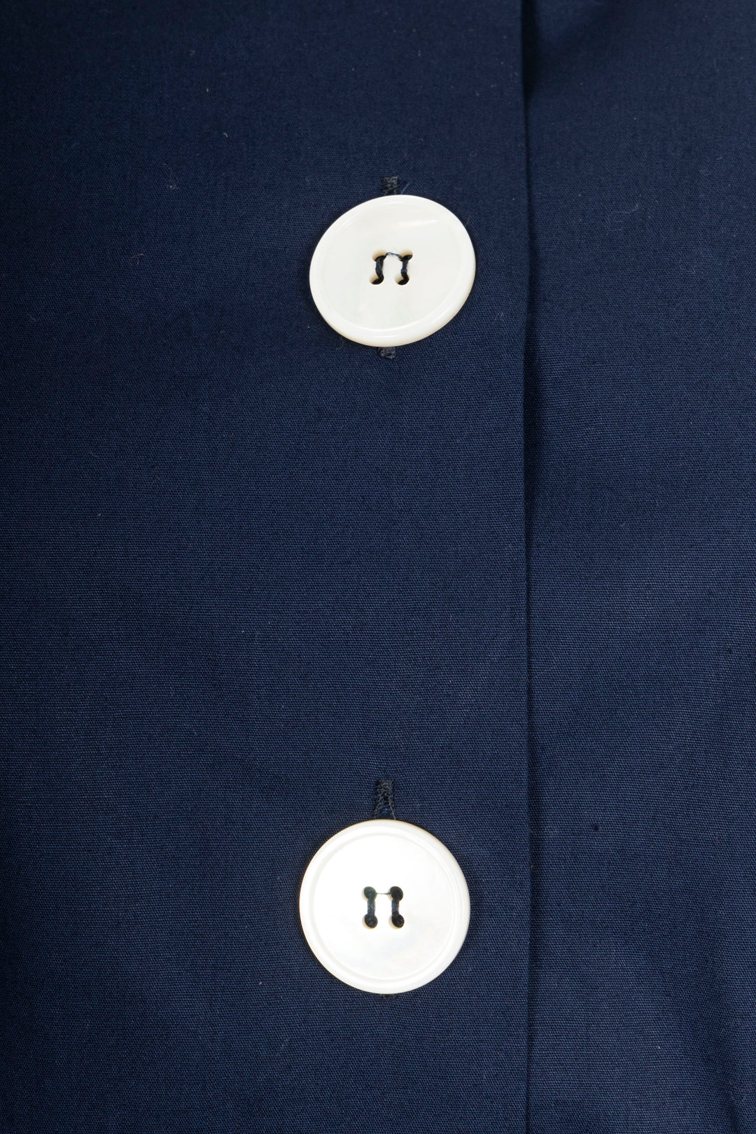 Robe sans manches à col Peter Pan MIUMIU en coton bleu marine