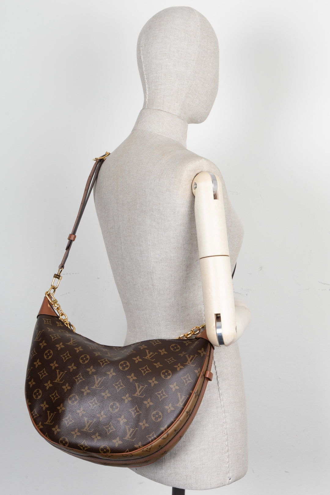 Sac hobo Loop LOUIS VUITTON toile MNG Reverse