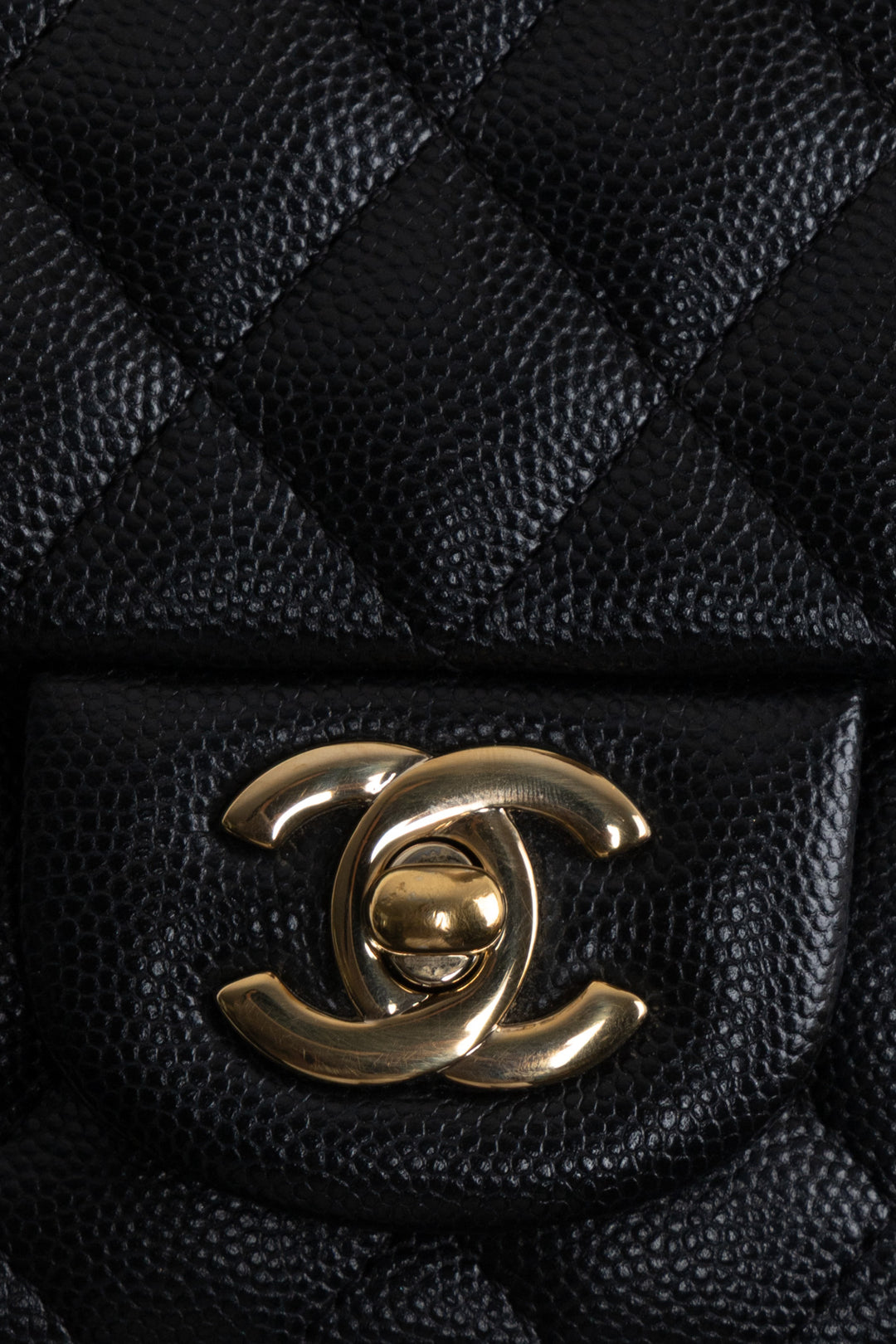 CHANEL Mini Rectangular Classic Flap Caviar Black