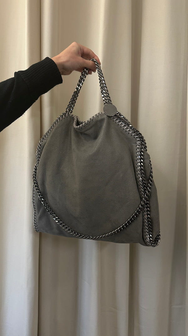 Sac cabas Stella McCartney Falabella gris clair