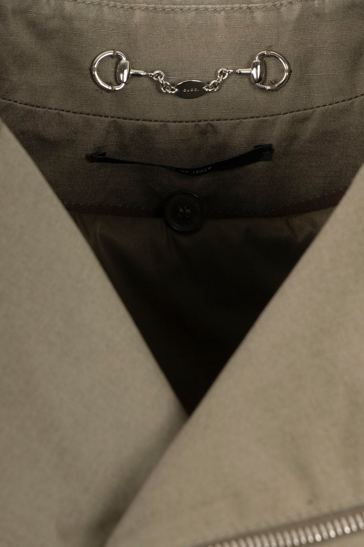 GUCCI Veste asymétrique Coton Vert