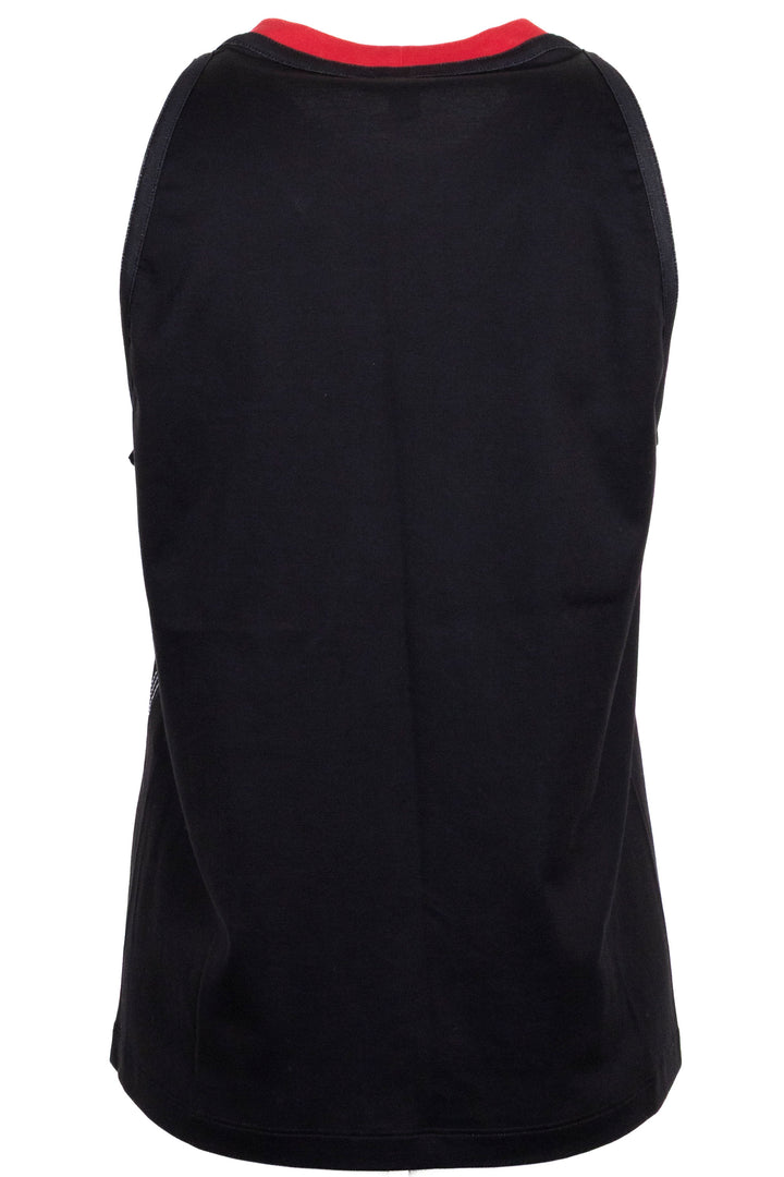 LOUIS VUITTON Racing Print Tank Top Cotton Black Multicolor
