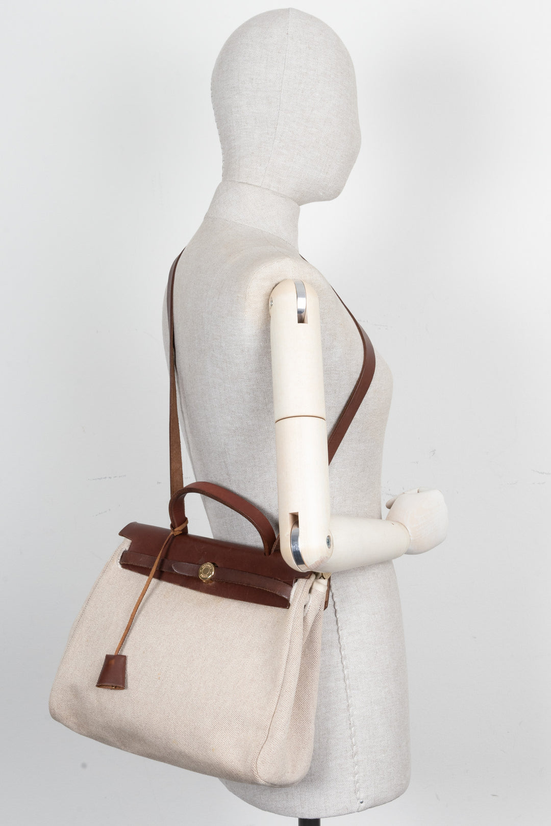 HERMES Herbag 29 Toile H Vache Hunter