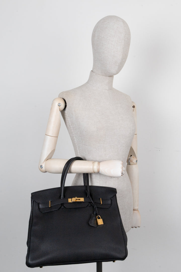 HERMÈS Birkin 35 Togo Black