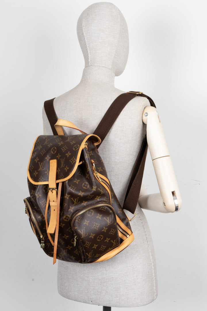 LOUIS VUITTON Bosphore Backpack MNG Canvas