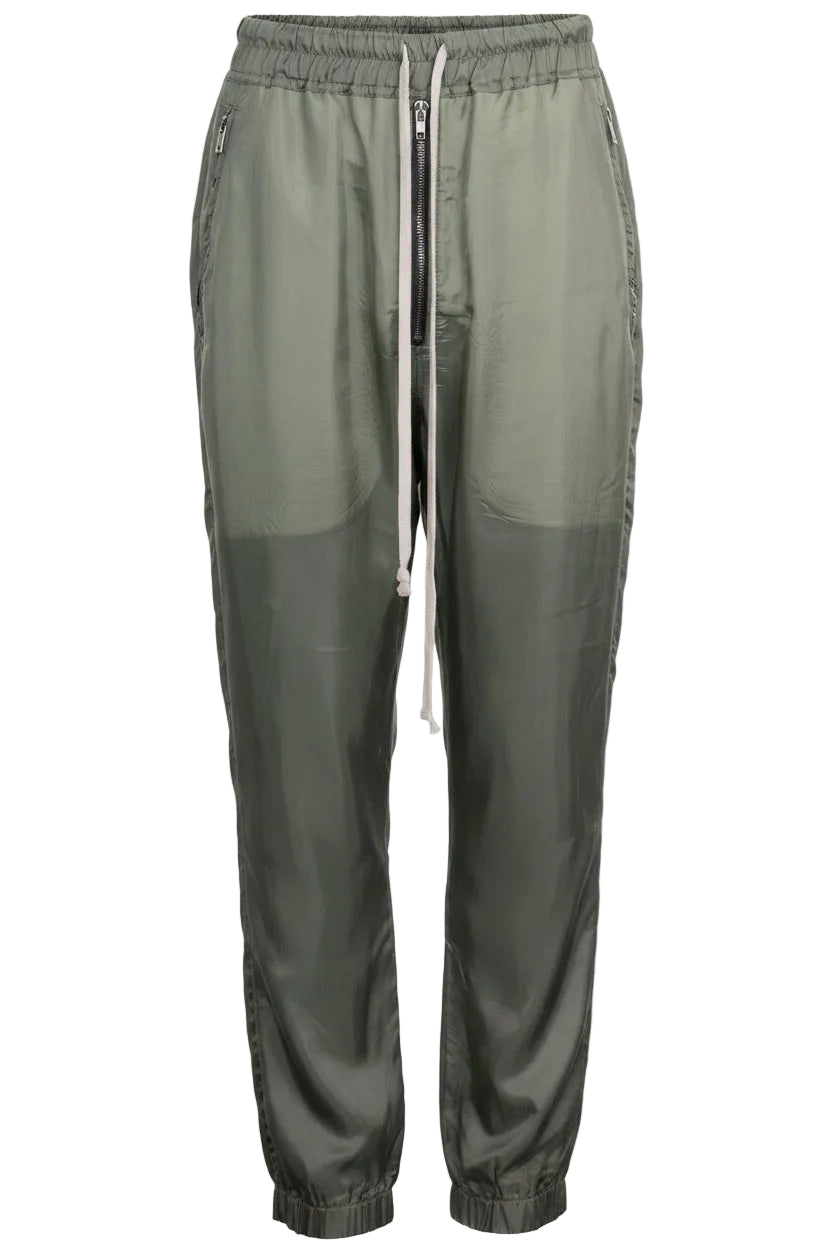 RICK OWENS Pantalon de survêtement Dietrich en Cupro Vert