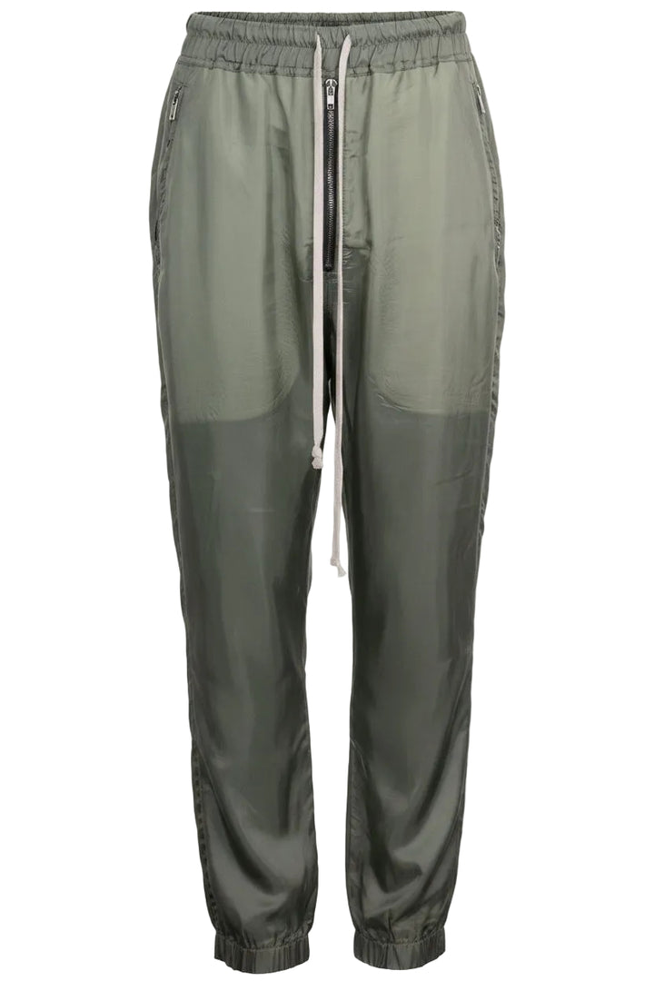 RICK OWENS Pantalon de survêtement Dietrich en Cupro Vert