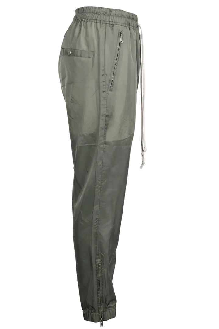 RICK OWENS Pantalon de survêtement Dietrich en Cupro Vert