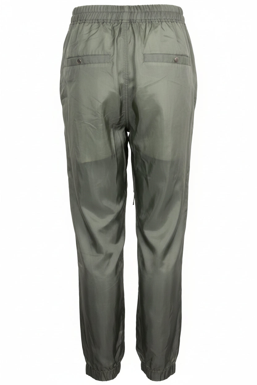 RICK OWENS Pantalon de survêtement Dietrich en Cupro Vert