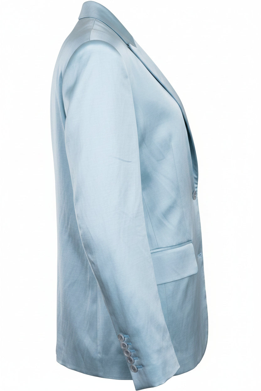 TOM FORD Satin Blazer Light Blue
