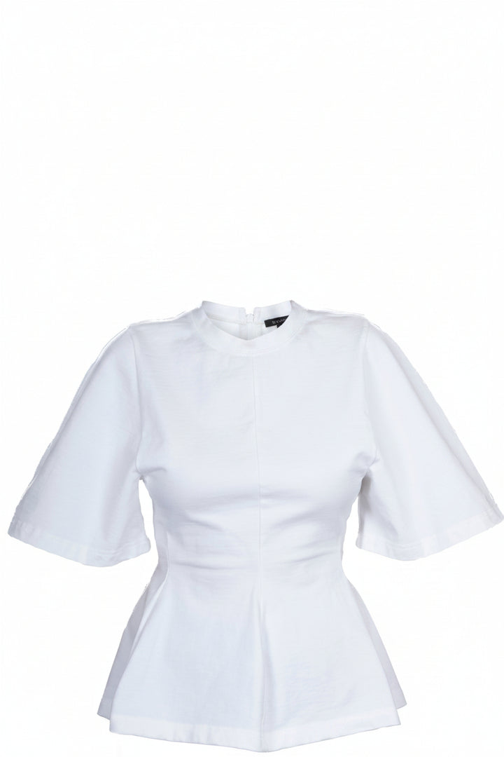 BALENCIAGA T-shirt ajusté en coton blanc