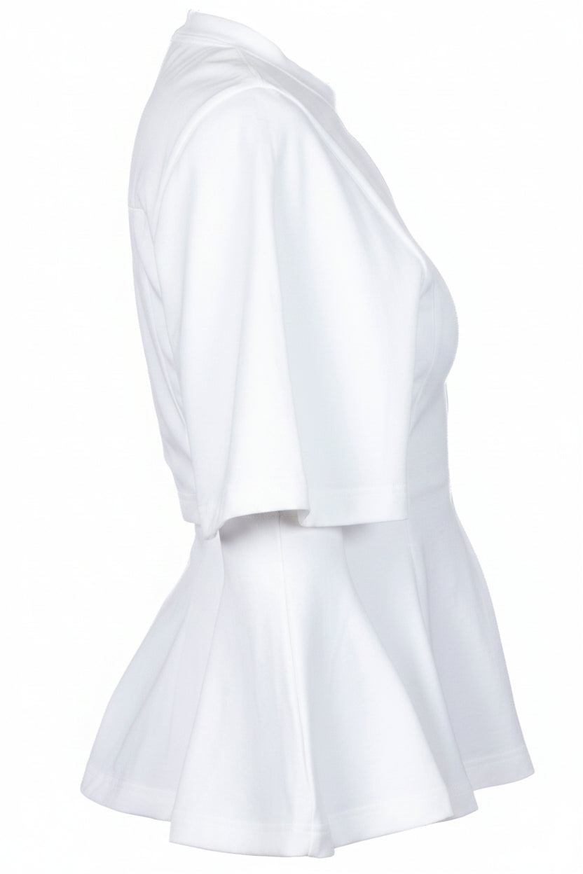 BALENCIAGA T-shirt ajusté en coton blanc