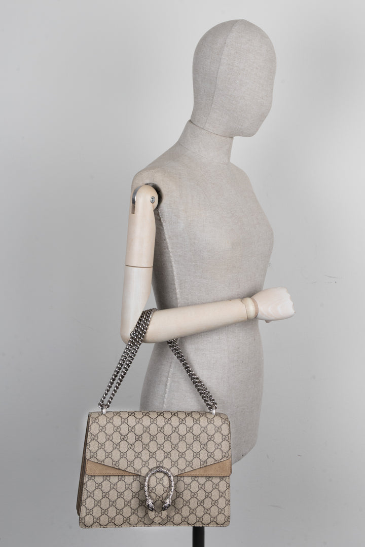 GUCCI Medium Dionysus Bag GG Supreme