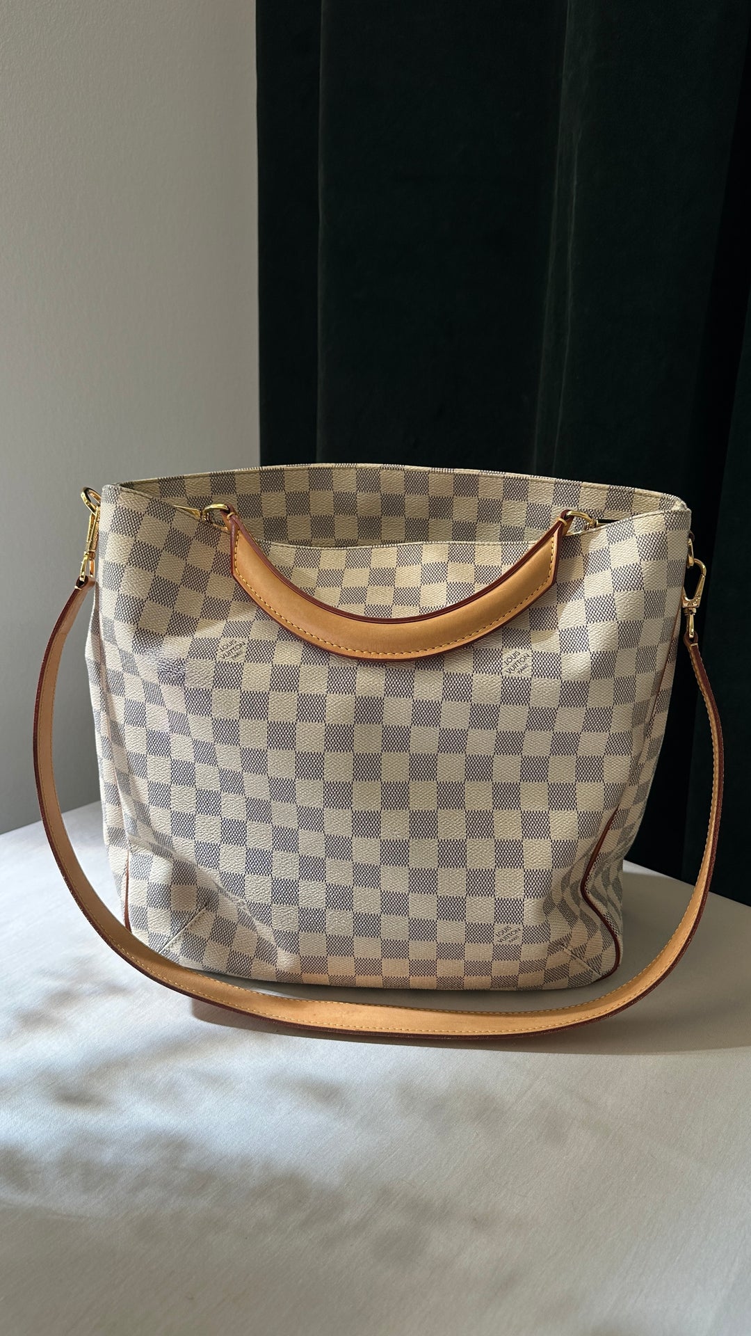 LOUIS VUITTON Scoffi Bag Damier Azur