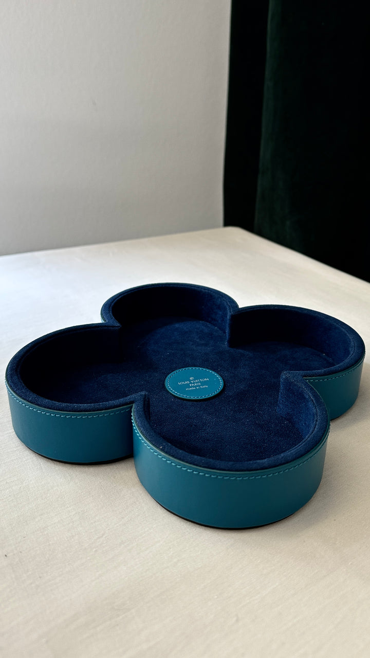 LOUIS VUITTON Flower Trinket Bowl Blue