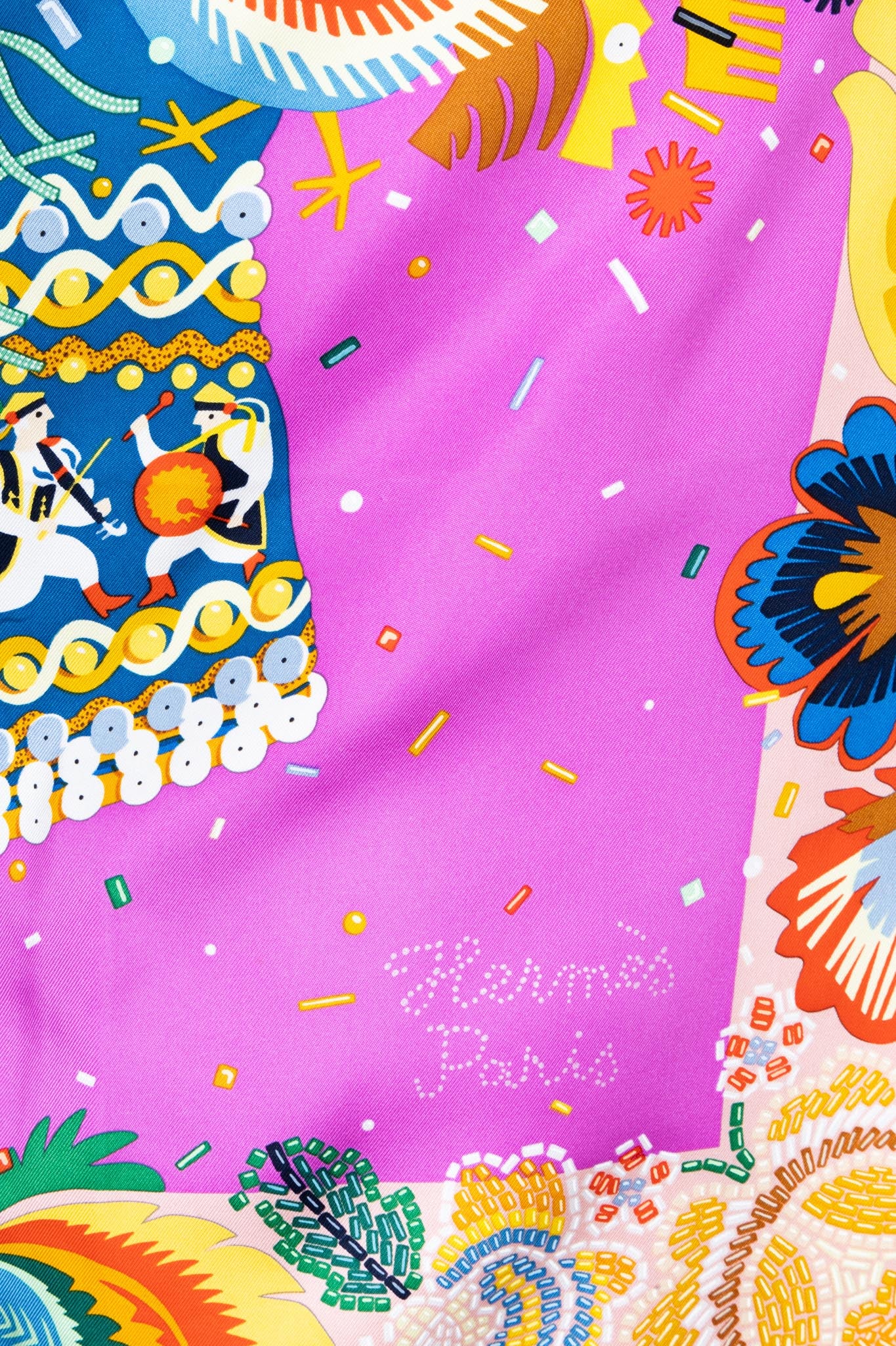 HERMÈS Costume De Fete Carrè 90 Silk Multicolor – REAWAKE