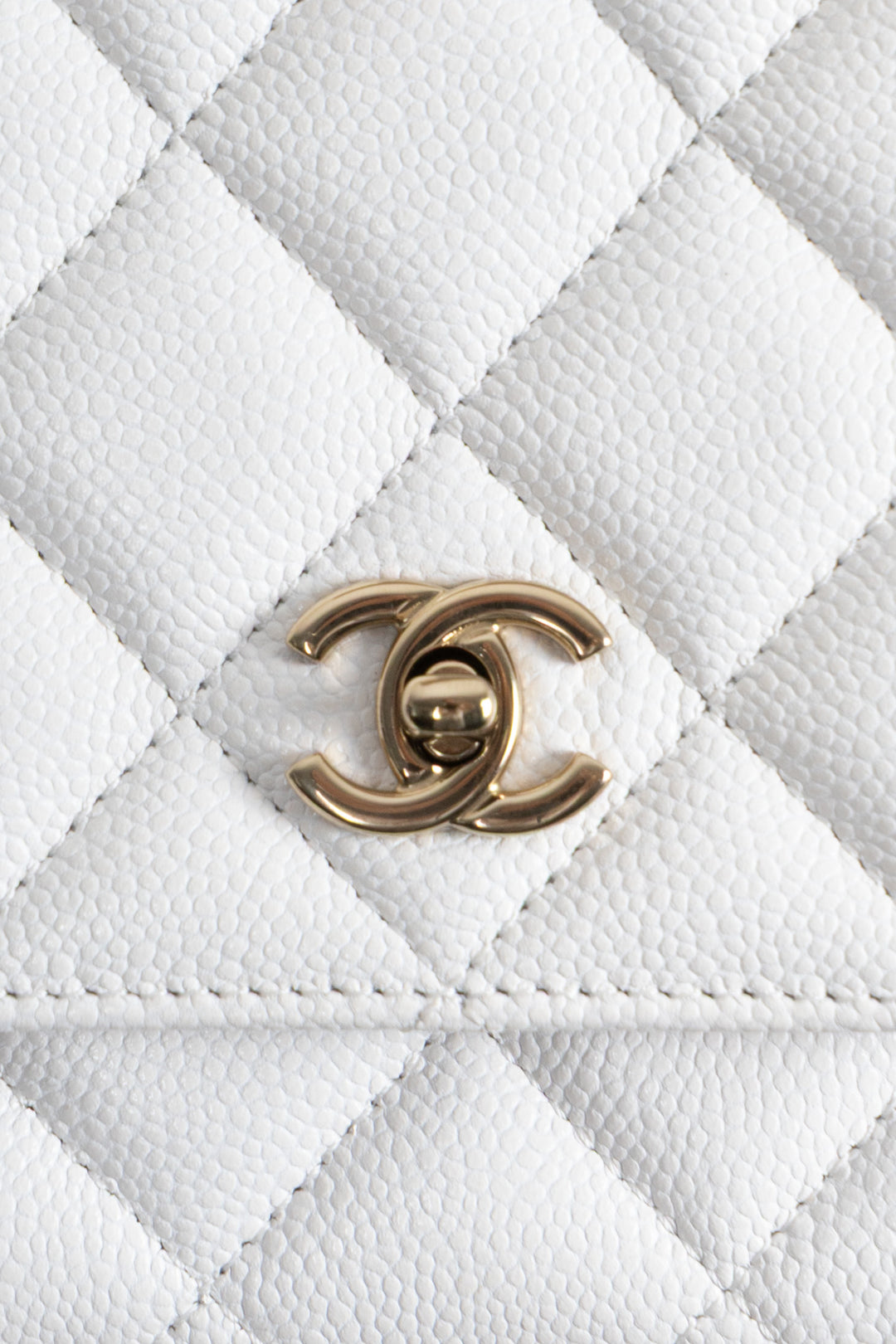CHANEL WOC Caviar Off-White