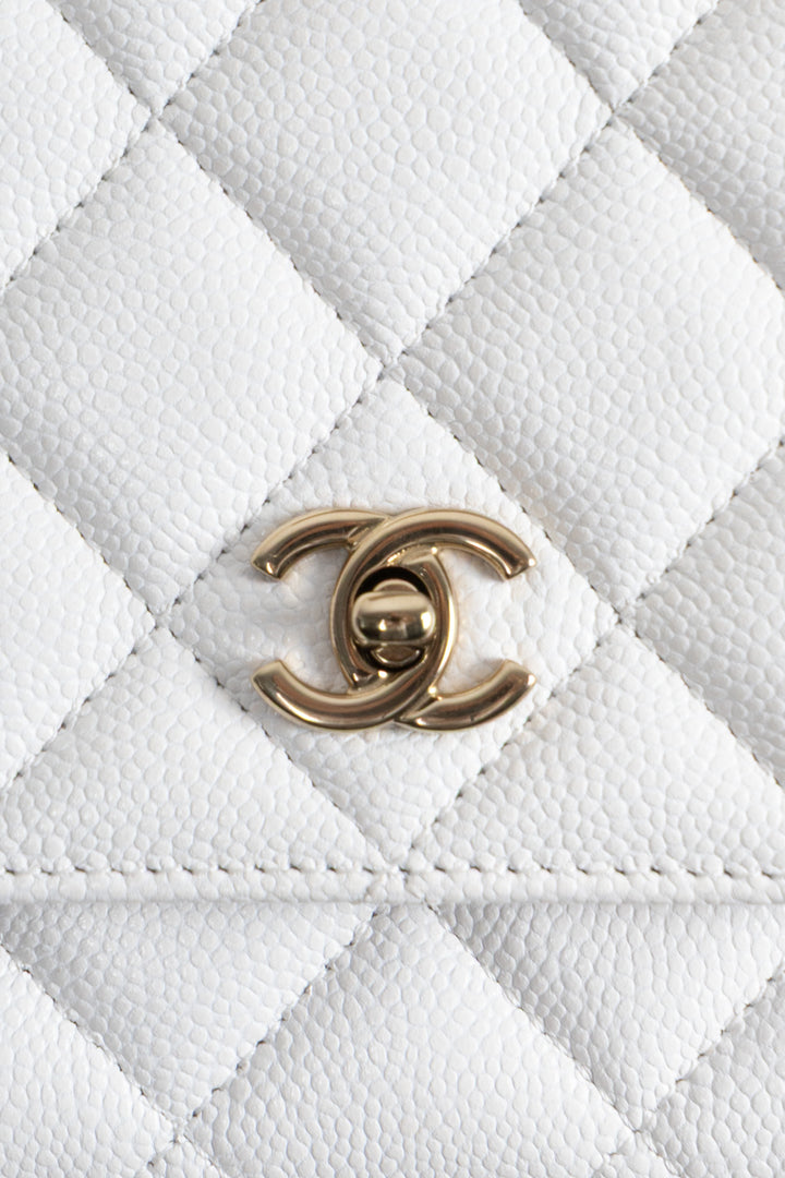 CHANEL WOC Caviar Off-White