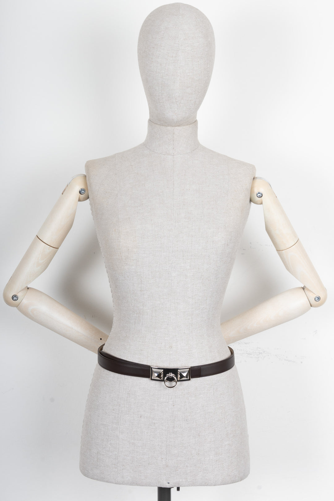 HERMÈS Rivale 18 Belt Swift Trench Ebony