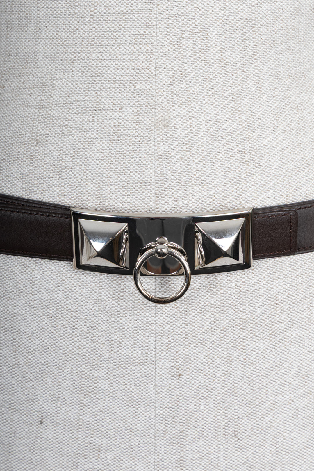 HERMÈS Rivale 18 Belt Swift Trench Ebony