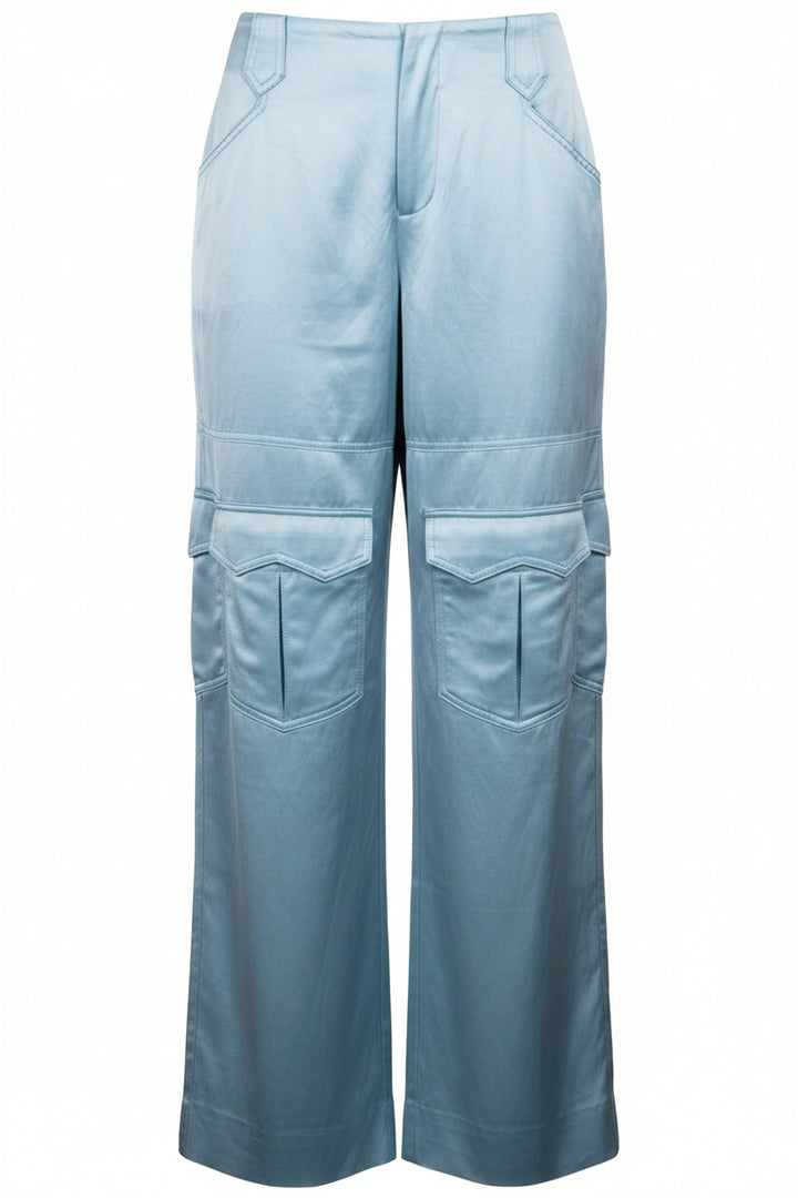TOM FORD Wide Leg Cargo Pants Blue