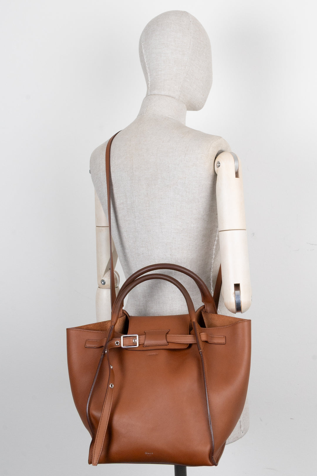 CÉLINE Small Big Bag Soft Leather Brown