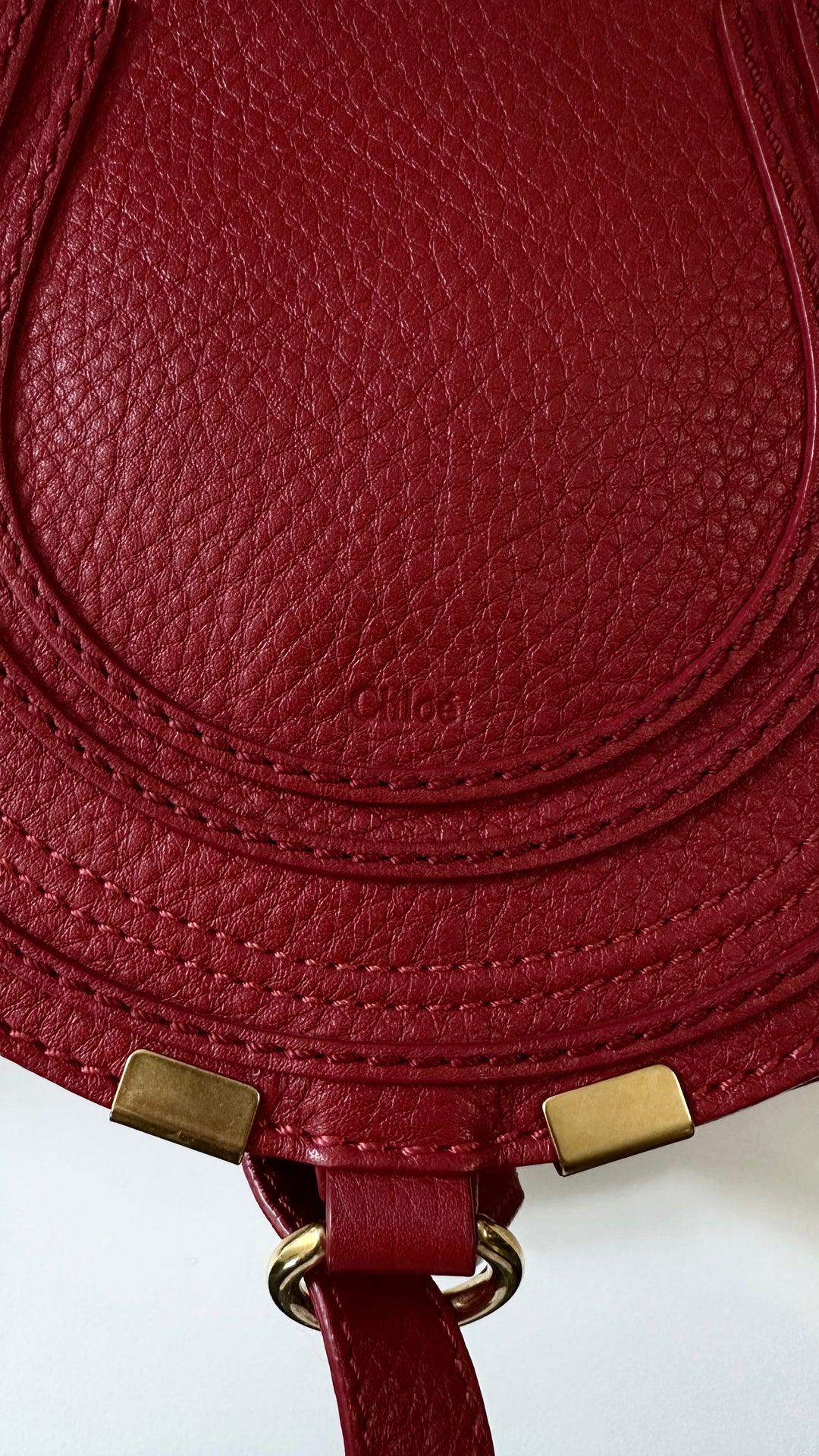 CHLOÉ Crossbody Marcie Bag Berry