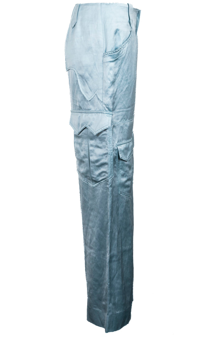 TOM FORD Wide Leg Cargo Pants Blue