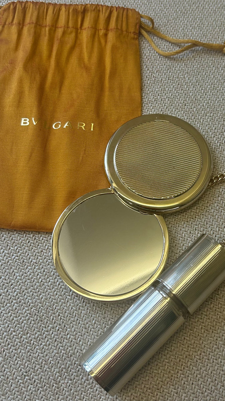 BVLGARI Lipstick Keyring Gold