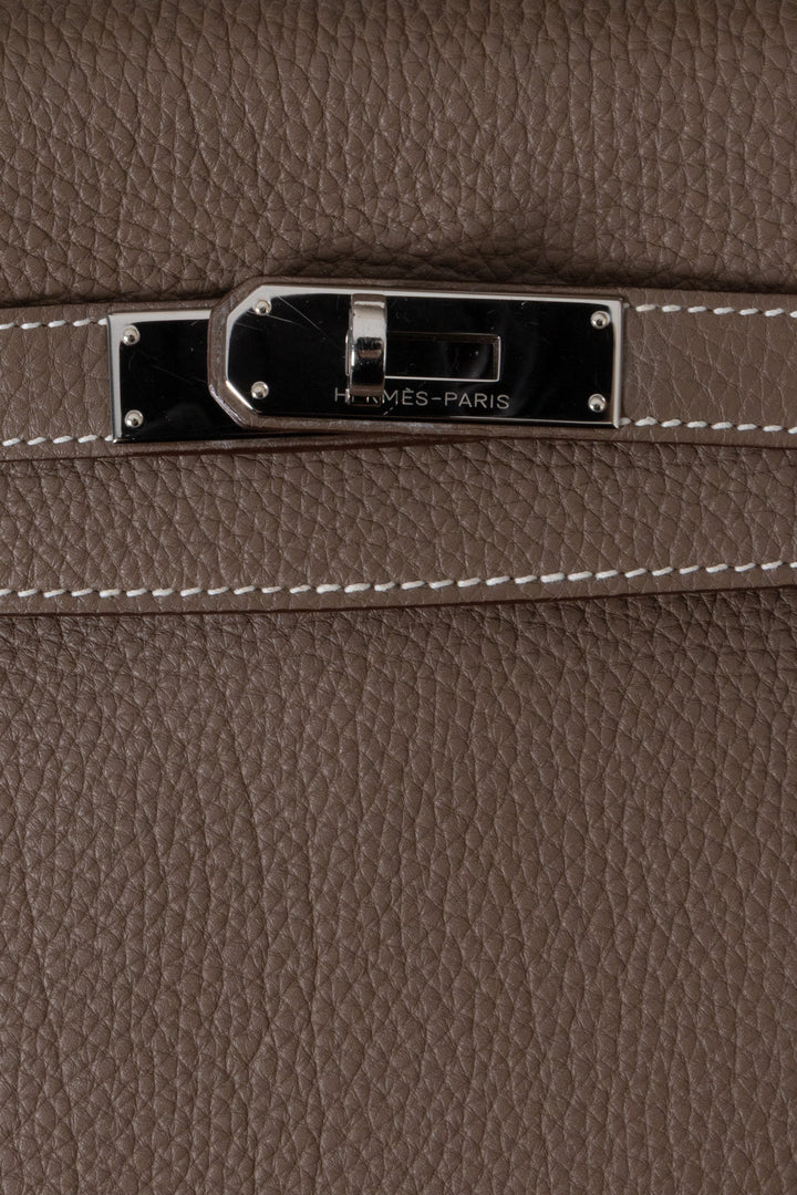 HERMÈS Kelly 35 Retourne Togo Etoupe