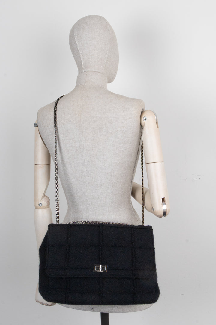 CHANEL 2.55 Grand Feutre Noir
