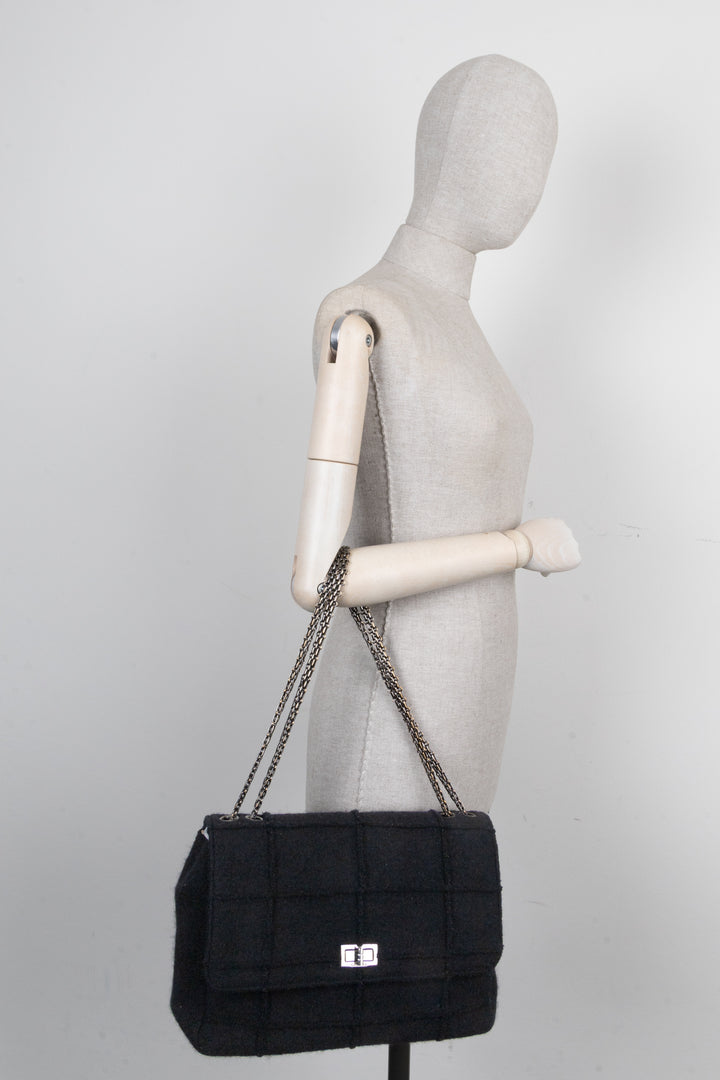 CHANEL 2.55 Grand Feutre Noir