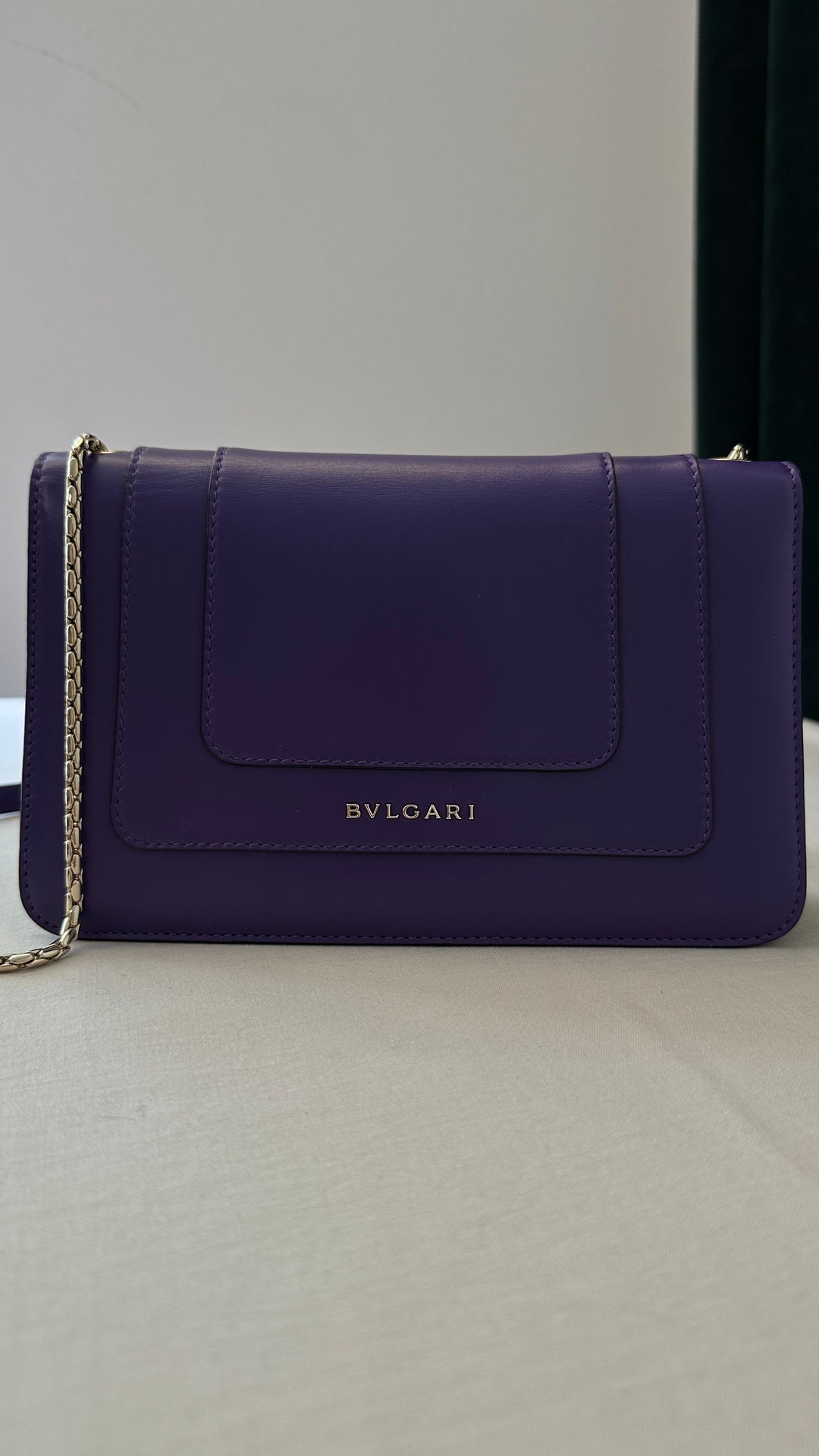 BVLGARI Serpenti Forever Crossbody Bag Purple