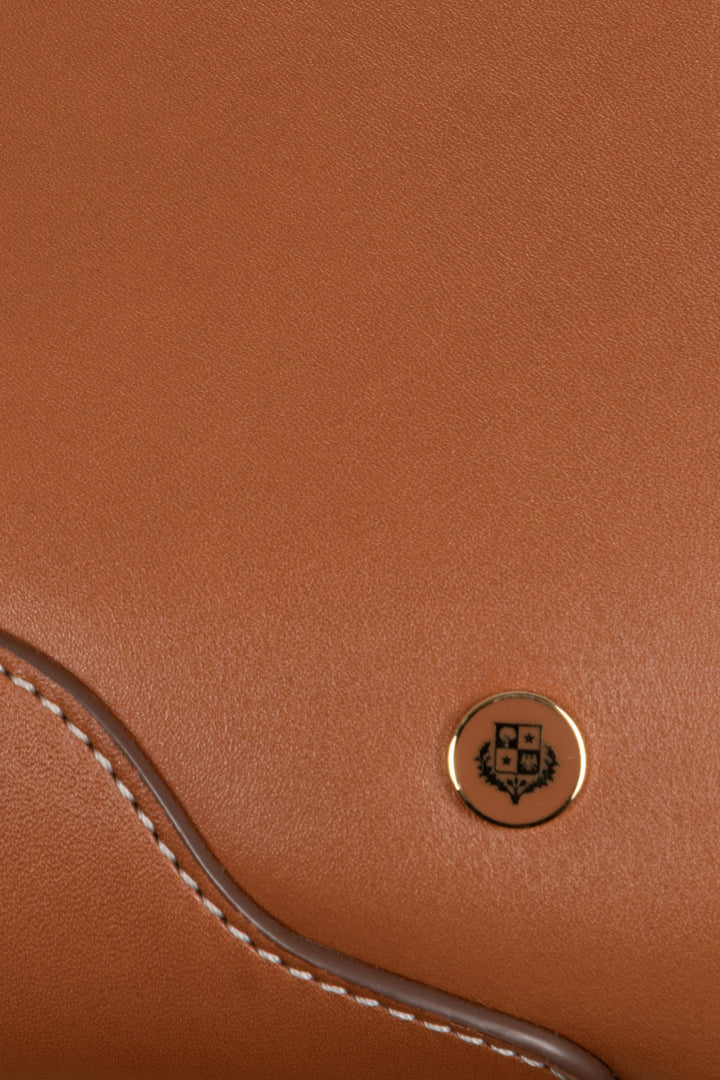 LORO PIANA Medium Sesia Tote Bag Leather Tan