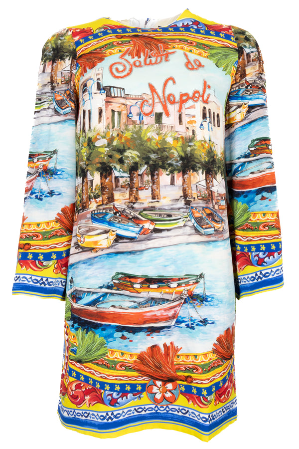 DOLCE&GABBANA Dress Silk Napoli