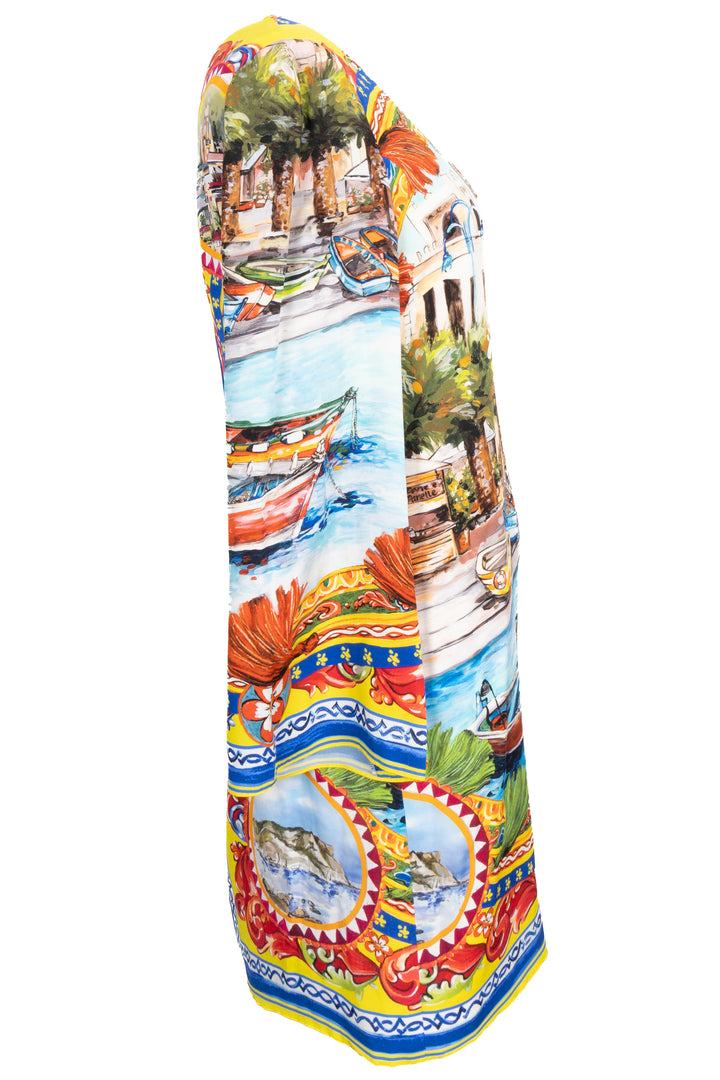 DOLCE&GABBANA Dress Silk Napoli