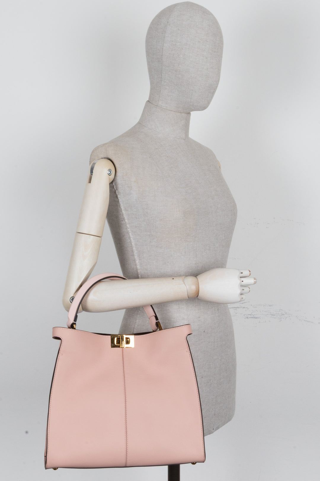 FENDI Way Bag Medium Leather Pink