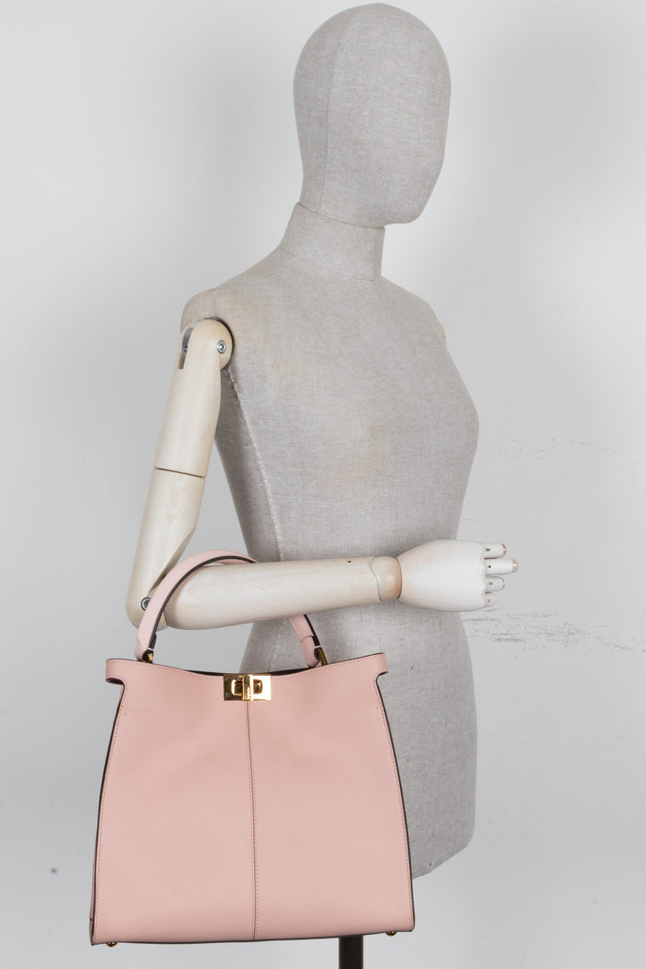 FENDI Way Bag Medium Leather Pink