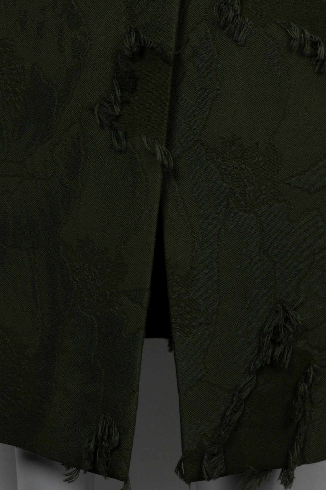 GUCCI Floral Jacquard Pencil Skirt Green