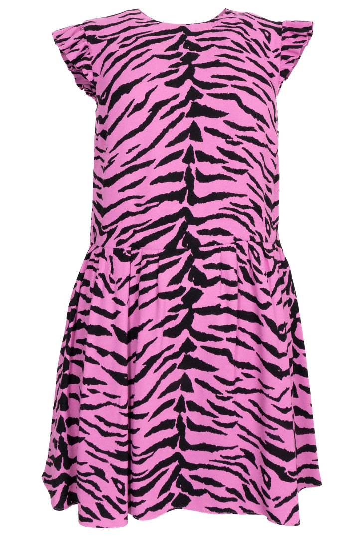 Robe SAINT LAURENT Rose noir tigre