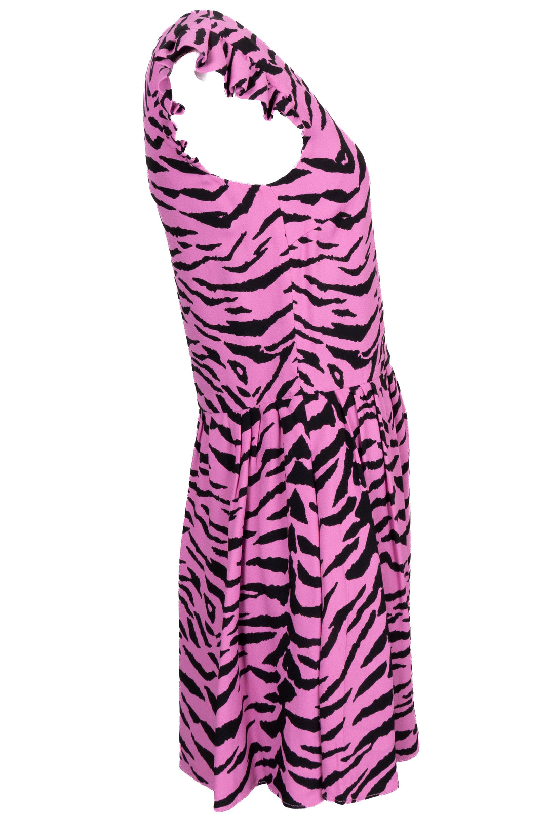 Robe SAINT LAURENT Rose noir tigre