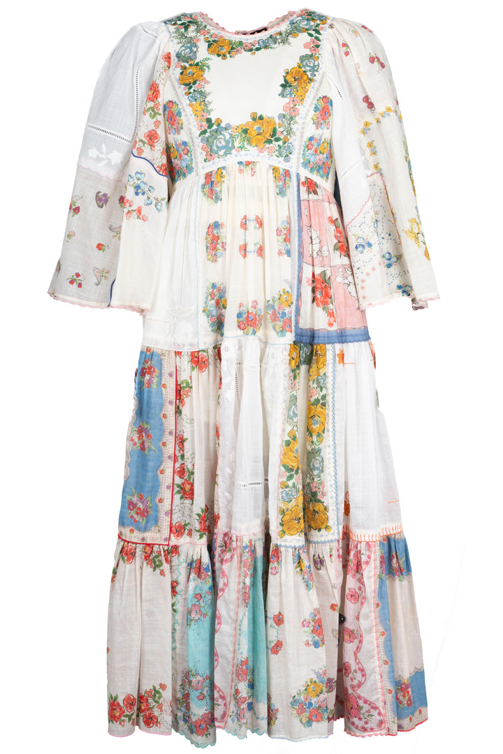 ZIMMERMANN Patchwork Dress Cotton Multicolor