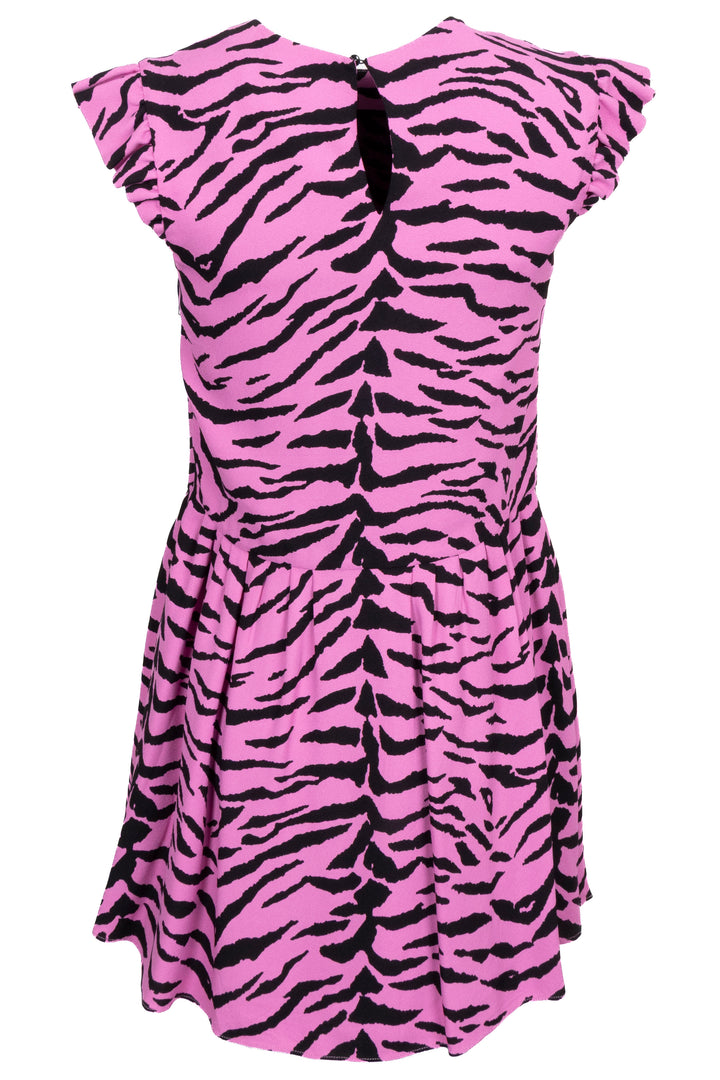 Robe SAINT LAURENT Rose noir tigre