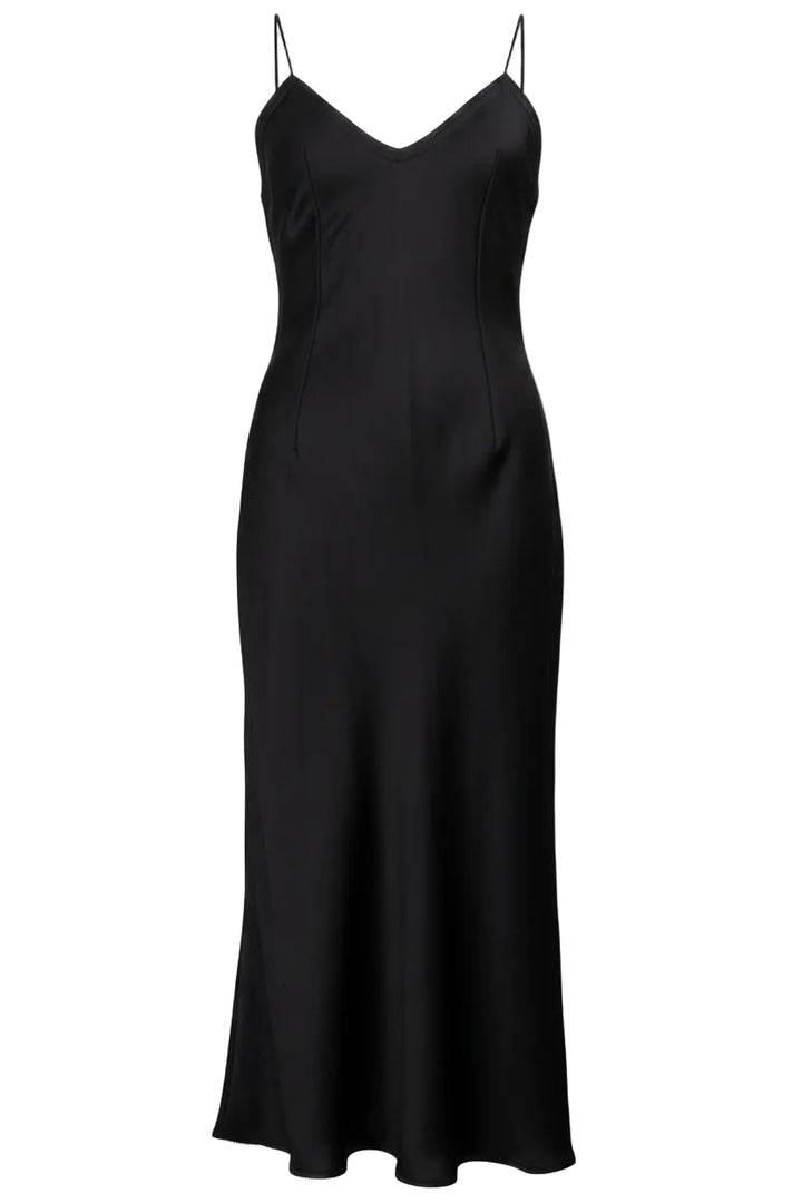 SAINT LAURENT Slip Dress Black