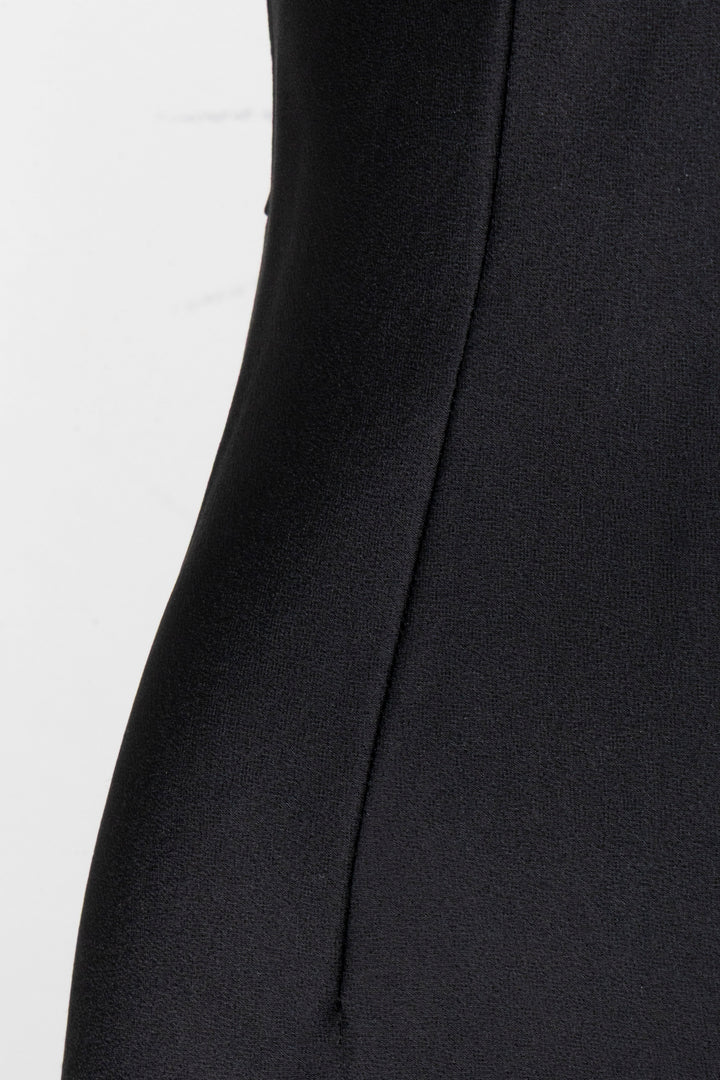 SAINT LAURENT Slip Dress Black