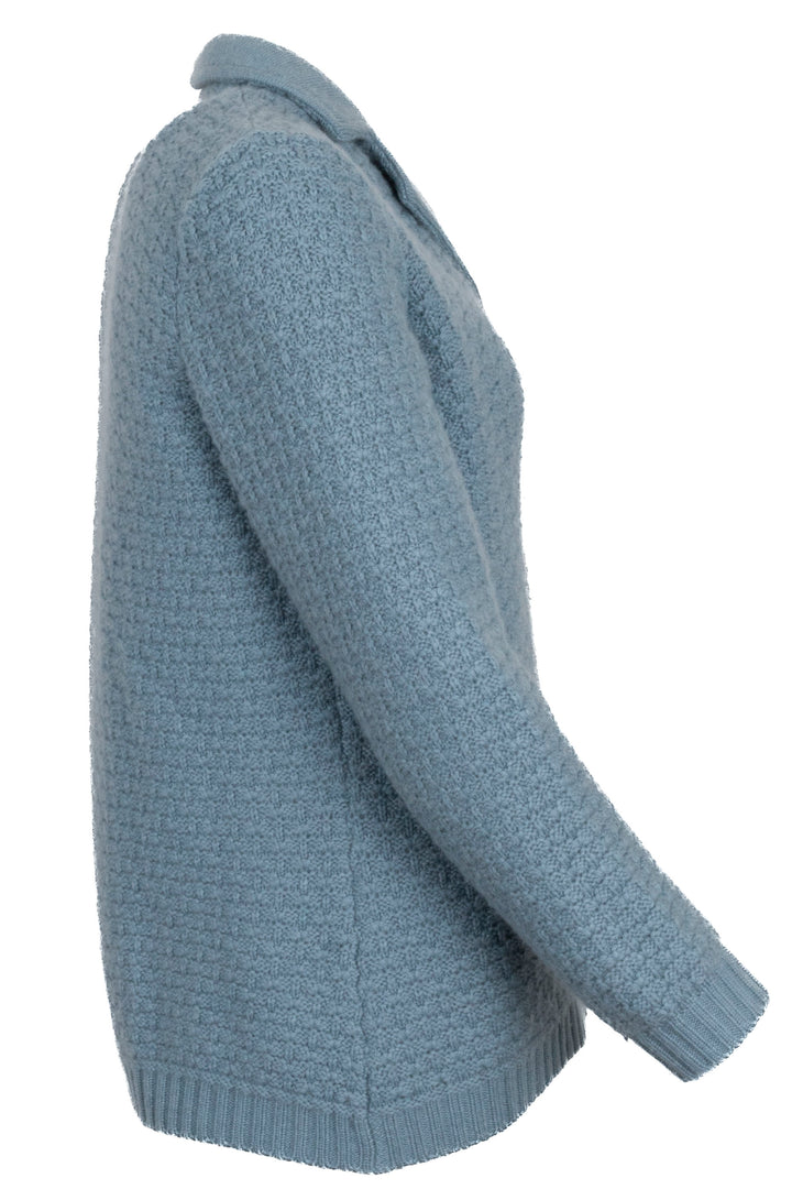LORO PIANA Buttoned Cardigan Cashmere  Blue